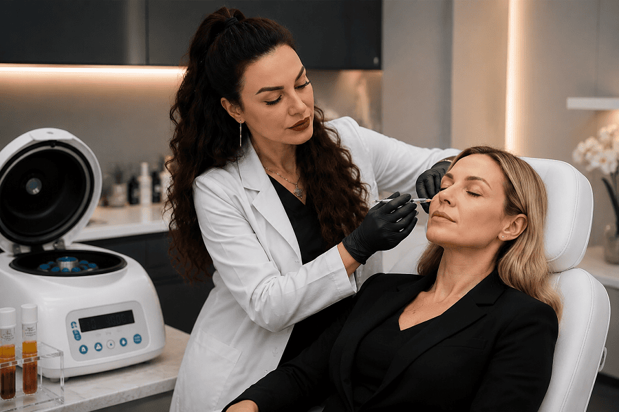 PRP under eye