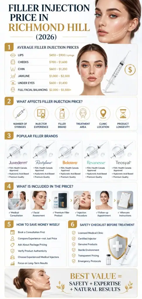 Filler Injection Price in Richmond Hill